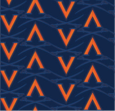 University of Virginia Print Women's Back Pleat Golf Skirt - UVA1BB