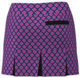 AB SPORT Women's Clover Print Back Pleat Golf Skirt - CLOVER1AB
