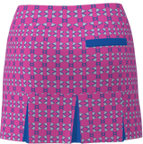 AB SPORT Women's Martini Print Back Pleat Golf Skirt - MART4J