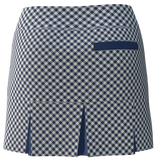 AB SPORT Women's Gingham Print Back Pleat Golf Skirt BSKG05-GINGS