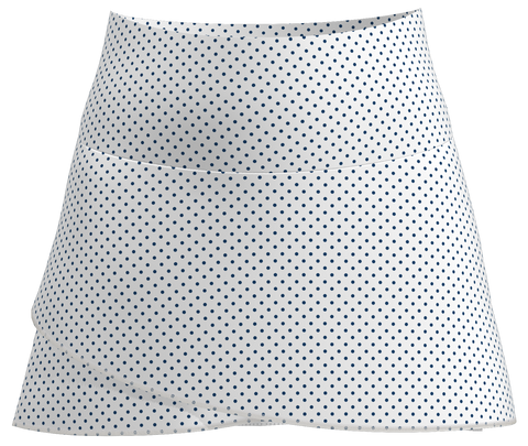 AB SPORT Women's Polka Dot Print Scallop Golf Skirt - WNPD