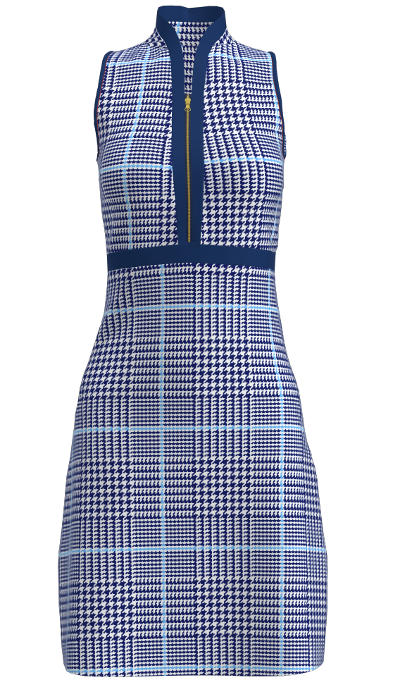 AB Sport Women's Glen Plaid Golf Dress ABSport AB Sport Women's Glen Plaid Golf Dress ABSport