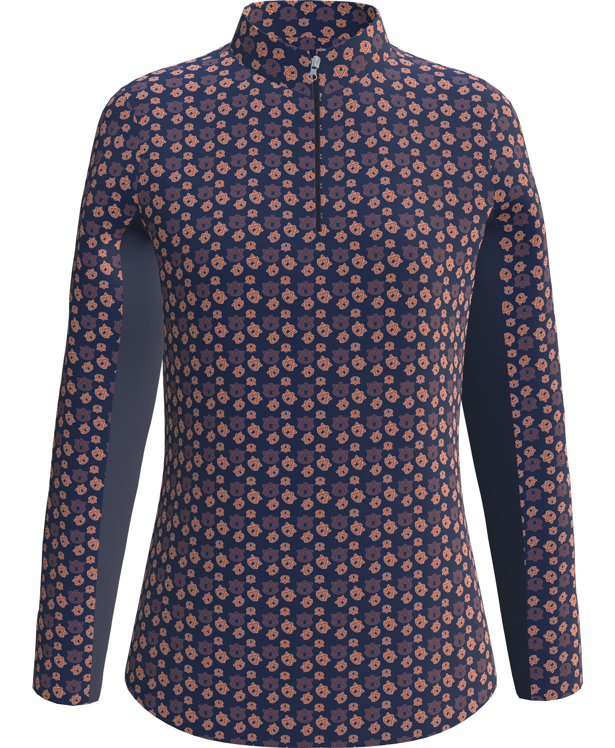 auburn dress shirt Auburn Tigers AU Print Women's Long Sleeve Sun Shirt LS01-AU_3C – ABSport