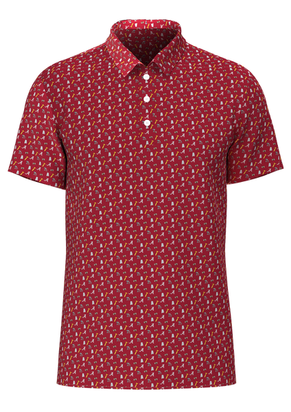 The University of Alabama Print Men's Polo Shirt MP01-UABAMA_9B