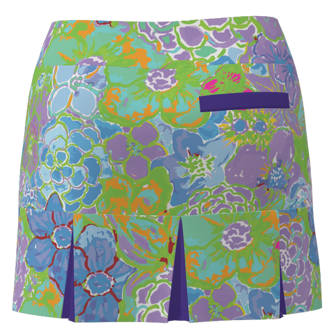 AB SPORT Women's Floral Print Golf Skirt  BSKG05-CAYG2L