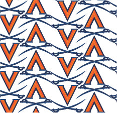 University of Virginia Print 3/4 Lifestyle Top - UVA1A