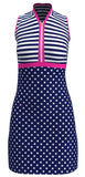 AB Sport Women's Polka Stripe Golf Dress GD001-PSH