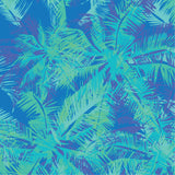AB SPORT Women's Tropical Palm Print Pull On Golf Skirt BSKG01-TROP1