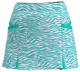AB Sport Women's Kick Pleat Golf Skort  bskg04-zebsf - ABSport