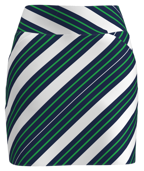 AB Sport Women's Cross Stripe Print Front Pocket Golf Skirt - CSNG2