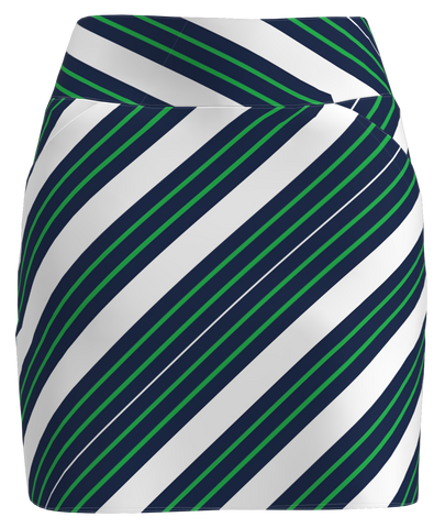 AB Sport Women's Cross Stripe Print Front Pocket Golf Skirt - CSNG2