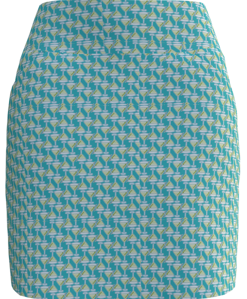 AB SPORT Women's Martini Print Golf Skirt BSKG01-MART1CE