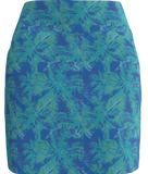 AB SPORT Women's Tropical Palm Print Pull On Golf Skirt BSKG01-TROP1