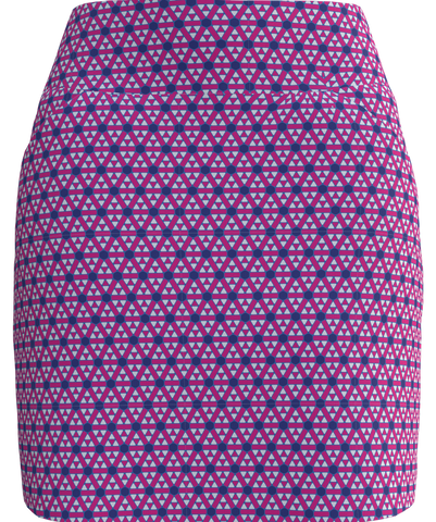 AB SPORT Women's Geo Print Front Pocket Golf Skirt - GEO2HPRY