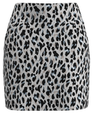 AB SPORT Women's Animal Print Front Pocket Golf Skirt - LEOPGB