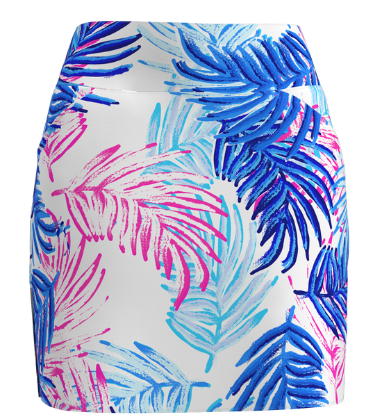 AB Sport Women's Leaf Print Golf Skirt BSKG01-LFRHP3