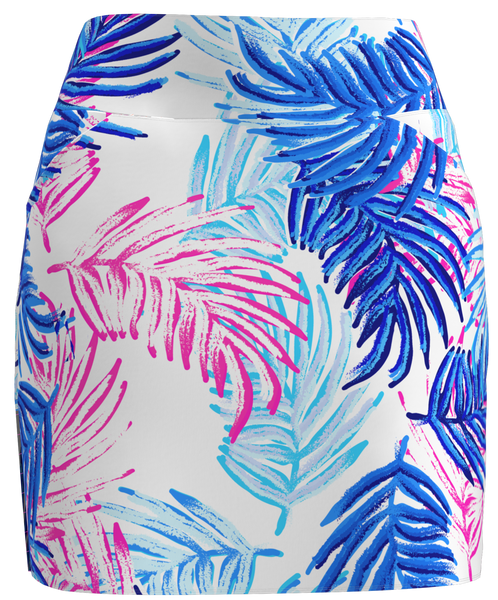 AB SPORT Women's Leaf Print Golf Skirt BSKG01-LFRHP2