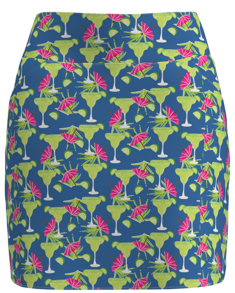 AB SPORT Women's Front Pocket Golf Skirt BSKG01-MARGSC - Margarita Print