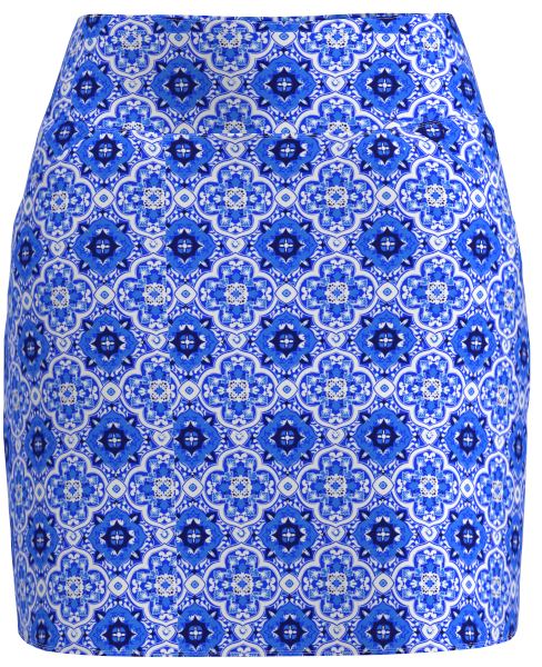 AB SPORT Women's Medallion Print Front Pocket Golf Skirt BSKG01-MED_1L