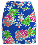 AB SPORT Pineapple Print Front Pocket Golf Skirt-PINPL