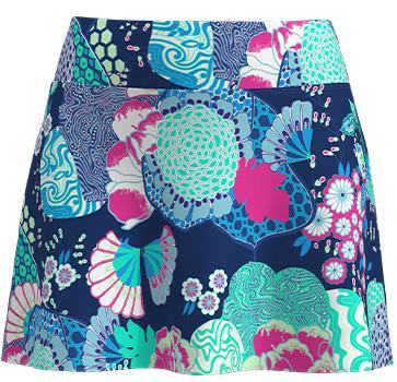 AB Sport Women's Navy Jap Garden Flounce Golf Skort - ABSport