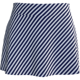 AB SPORT Women's Cross Stripe Print Flounce Golf Skirt - NCS