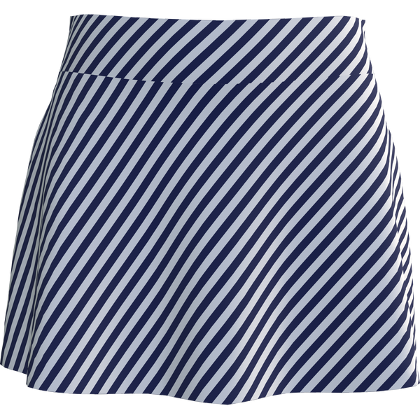 AB SPORT Women's Cross Stripe Print Flounce Golf Skirt - NCS