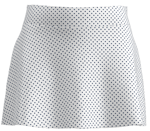 AB SPORT Women's Polka Dot Print Flounce Golf Skirt - WWNPD