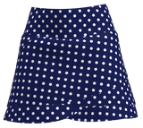 AB SPORT Women's Polka Dot Print Scallop Golf Skirt - NPD