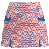 AB SPORT Women's Geo Print Kick Pleat Golf Skirt - GEO2CORC