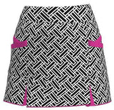 AB Sport Women's Kick Pleat Golf Skort  bskg04-geo4bwsp - ABSport