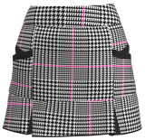 AB SPORT Women's Glen Plaid Print Kick Pleat Golf Skirt - GPBLHP