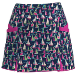 AB Sport Women's Kick Pleat Golf Skort  bskg04-sailn - ABSport