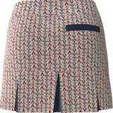 University of Virginia Print Women's Back Pleat Golf Skirt - UVA4AB