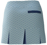 AB SPORT Women's Anchor Print Back Pleat Golf Skirt BSKG05-ANCHOR_1A