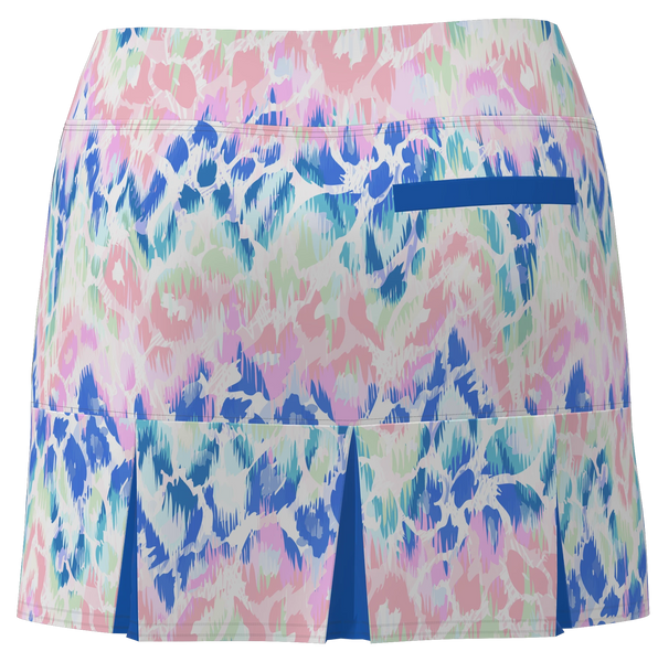 AB SPORT Women's Animal Print Back Pleat Golf Skirt-ANMPP