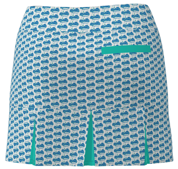 AB SPORT Women's Golf Skort  BSKG05-GCP5 PRINT:MICRO Women's Golf CARTS - ABSport