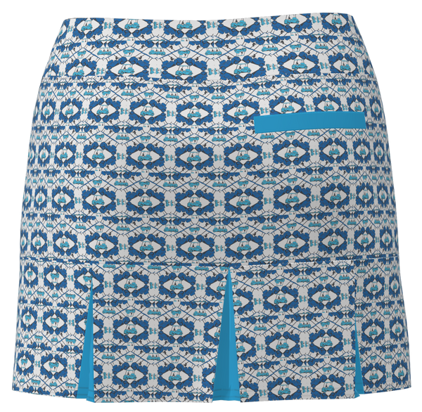 AB SPORT Women's Golf Carts Print Golf Cart Print Back Pleat Golf Skirt - GCP2HSK