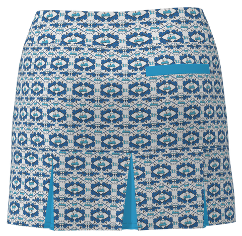 AB SPORT Women's Golf Carts Print Golf Cart Print Back Pleat Golf Skirt - GCP2HSK