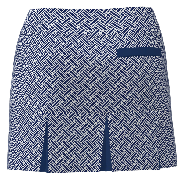 AB SPORT Women's Geo Print Back Pleat Golf Skirt - GEO4NSN