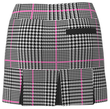 AB SPORT Women's Glen Plaid Print Back Pleat Golf Skirt BSKG05-GPBLHP