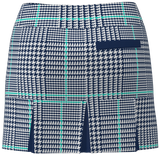 AB SPORT Women's Glen Plaid Print Back Pleat Golf Skirt BSKG05-GPLDBHN