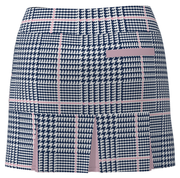 AB SPORT Women's Glen Plaid Print Back Pleat Golf Skirt - GPLPP