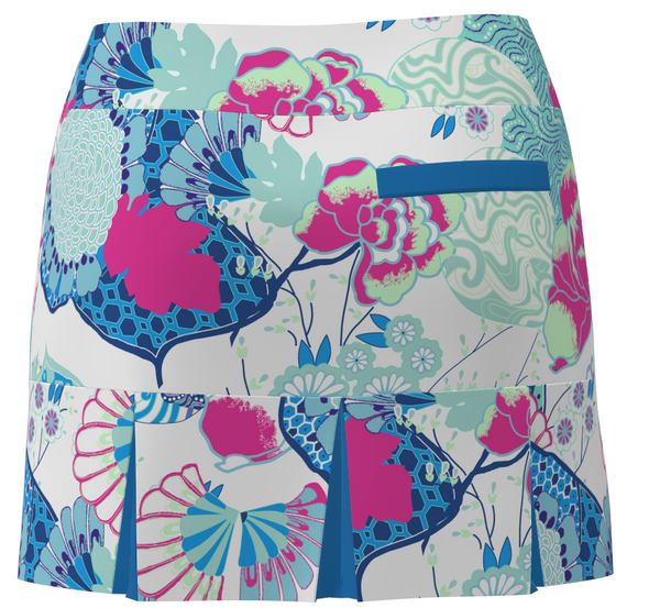 AB SPORT Women's Japanese Garden Print Golf Skirt  BSKG05-JPGW6