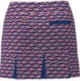 AB SPORT Lobsters Print Women's Back Pleat Golf Skirt BSKG05-LOBS1F
