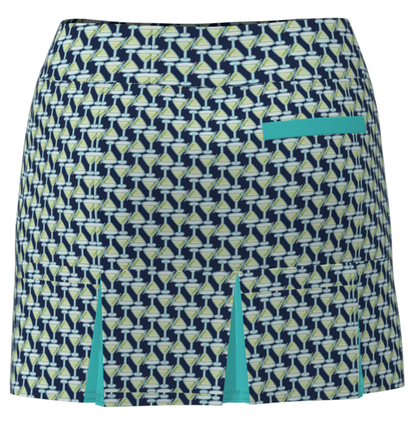 AB SPORT Women's Golf Skort  BSKG05-MART1A PRINT:MARTINI - ABSport