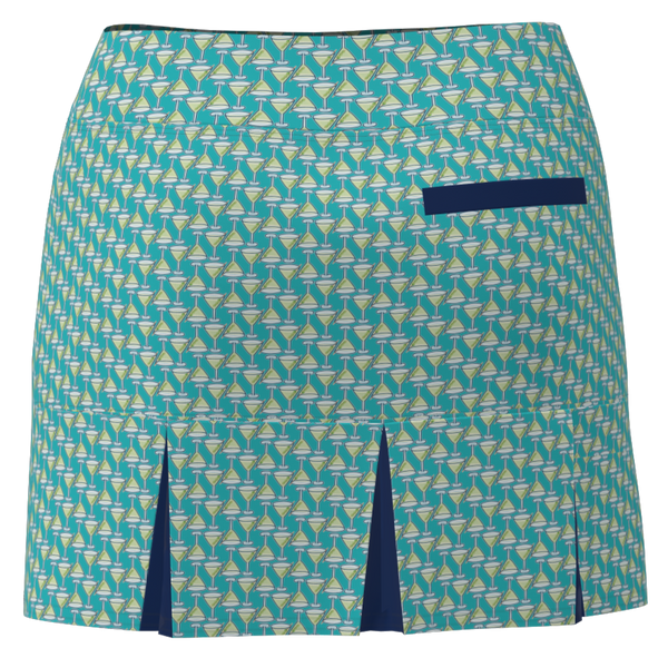 AB SPORT Women's Golf Skort BSKG05-MART1CN PRINT:MARTINI - ABSport