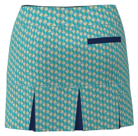 AB SPORT Women's Golf Skort BSKG05-MART1CN PRINT:MARTINI - ABSport