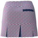 AB SPORT Women's Martini Print Back Pleat Golf Skirt BSKG05-MART1N