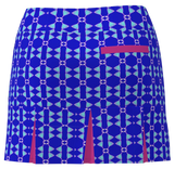 AB SPORT Women's Martini Print Back Pleat Golf Skirt-MART4D